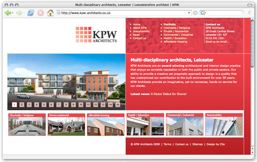 KPW Architects web site