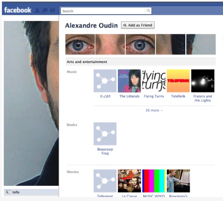 Alexandre Oudin's Facebook Profile Photo Hack