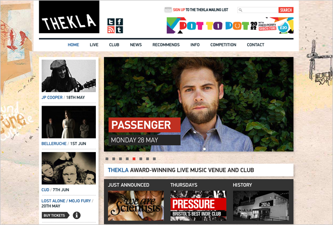 Thekla website created by Cite
