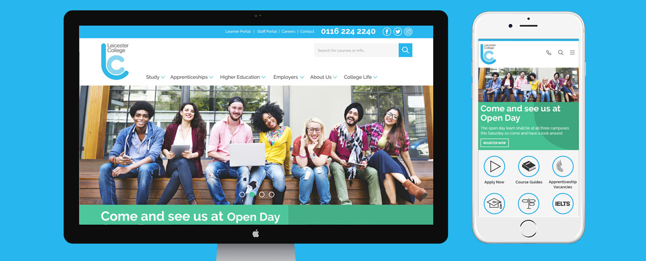 Leicester College website launch