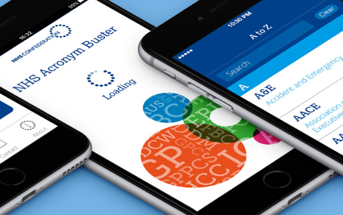NHS Acronym Buster mobile app for iOS and Android