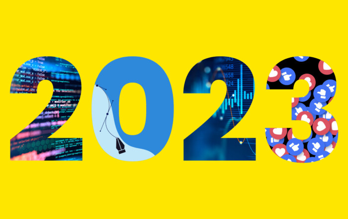 2023 on yellow background