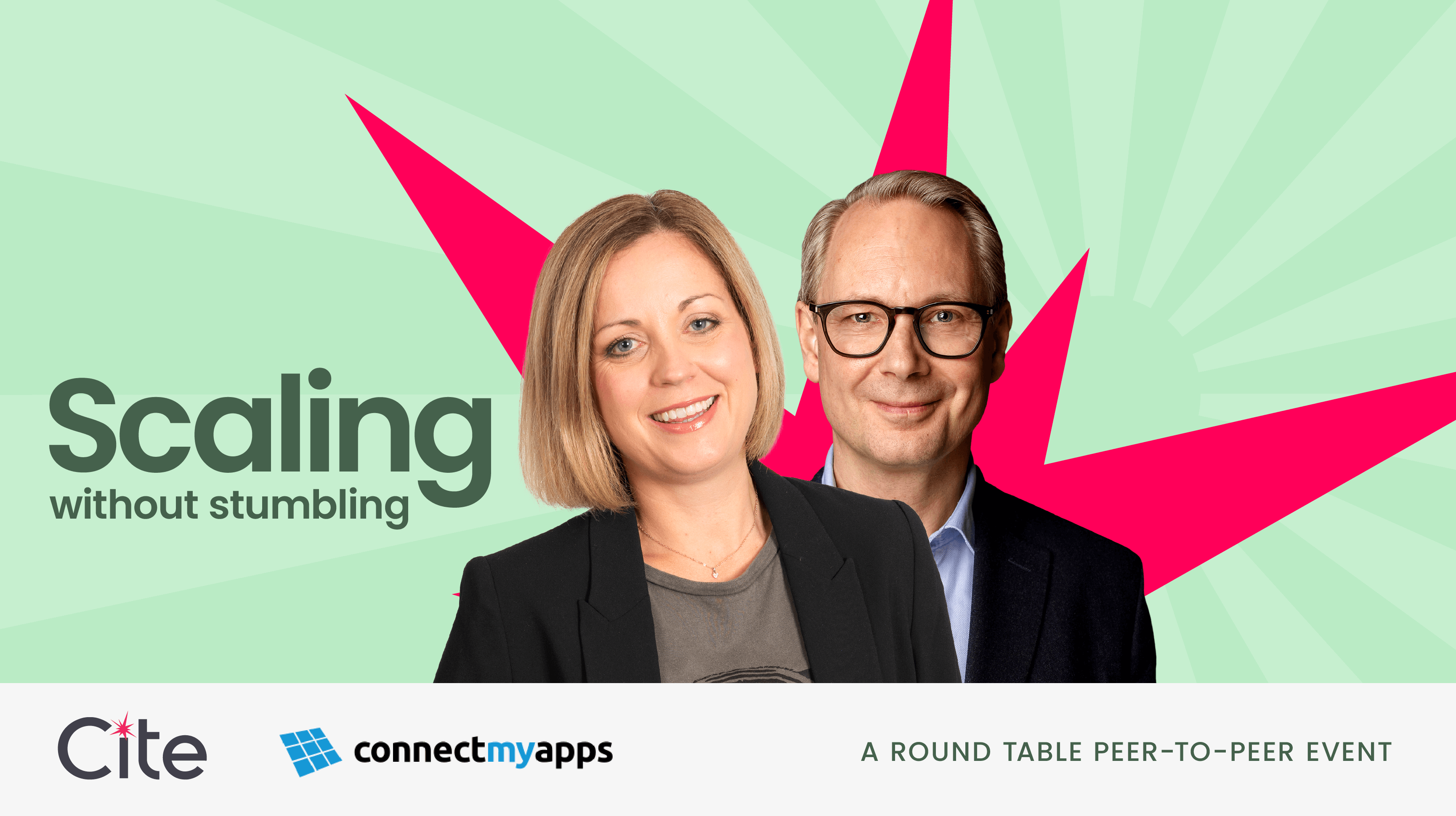 Roundtable hero image: Scaling without stumbling for SaaS companies